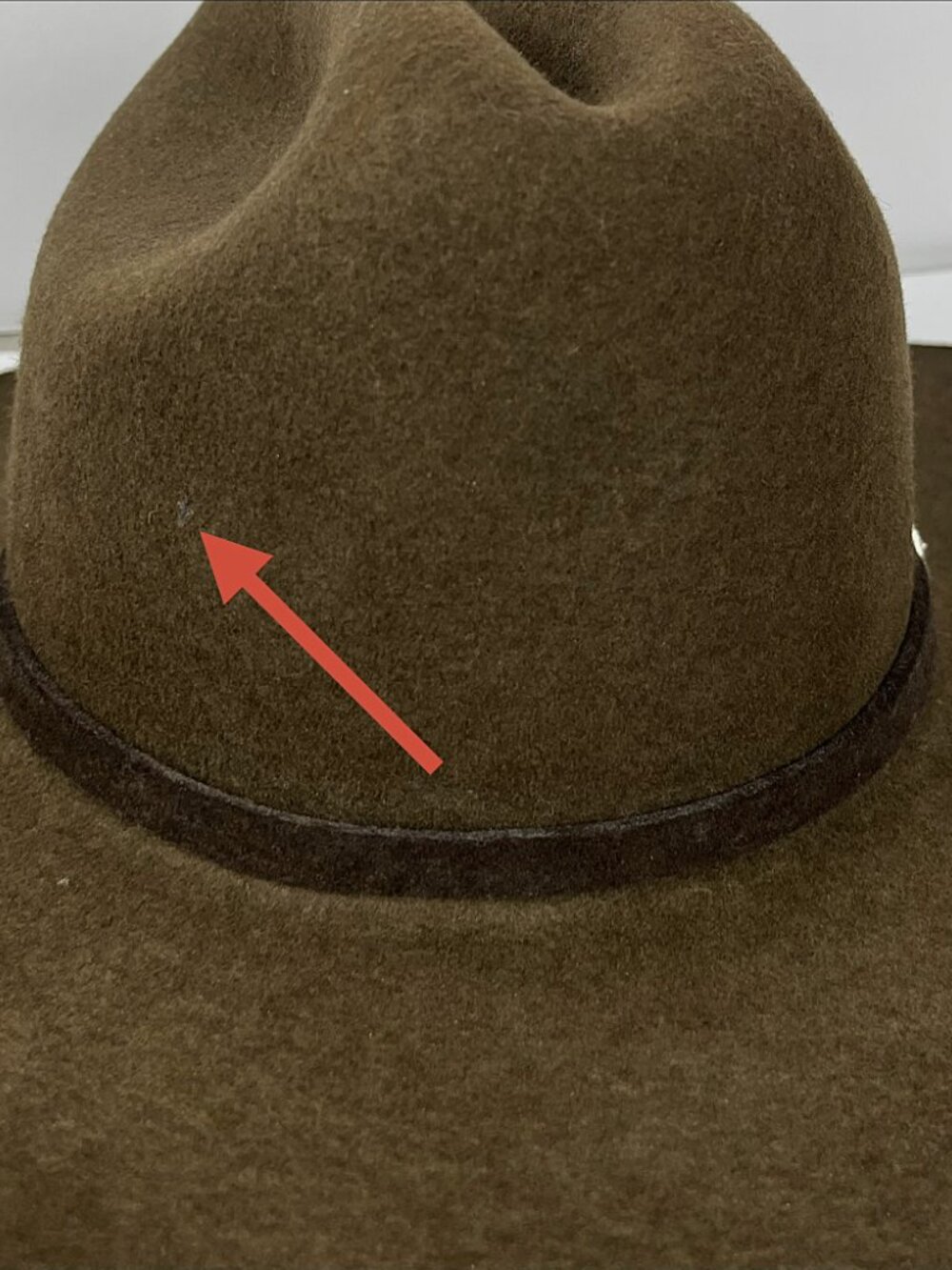 Resistol 3X Wool Tucker Cowboy Hat in Oak Size 6 7/8 - Picture 9 of 16